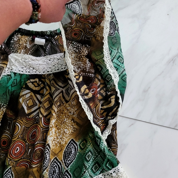 Earthy boho blouse - Picture 4 of 7